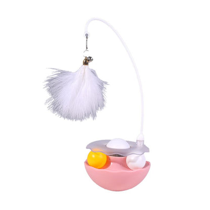 Cat Toy Inflatable Dumbbell Cat Stimulation Stick Cat Self-Amusement Distraction Cat Mint Balls Cat Toy Cat Turntable Cat Stimulation Device
