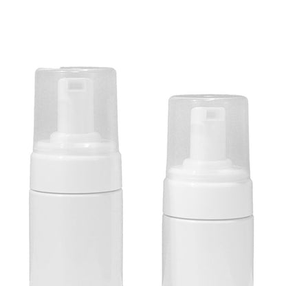 White foaming bottle pet foot cleaning foam bottle 100/150ml facial cleanser