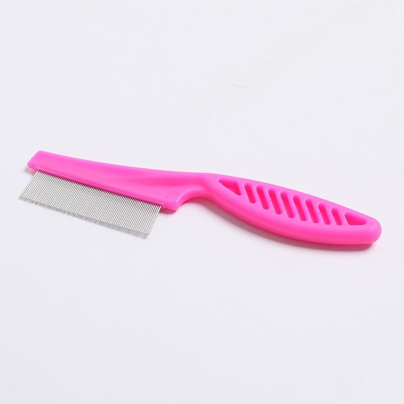 Pet comb, dog flea comb, cat flea comb, plastic dense-tooth comb, steel needle comb, fur removal comb
