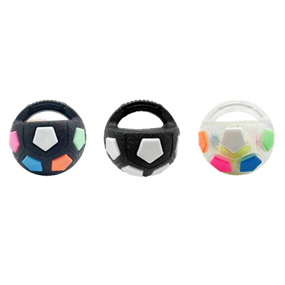 Pet dog round toy can be held for soccer, border collie self-entertainment, and interactive chewable for Corgi training