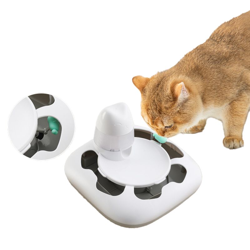 Pet Toy Funnel for Training Cats to Hunt and Prevent Choking, Slow-Feeding Bowl for Dogs, Rechargeable Hunting Toy