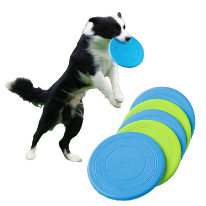 Dog Frisbee Pet Interactive Toy Training Dog Frisbee Outdoor Silicone Training Floatable Frisbee Durable Pet Supplies