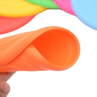 Dog Frisbee Pet Interactive Toy Training Dog Frisbee Outdoor Silicone Training Floatable Frisbee Durable Pet Supplies