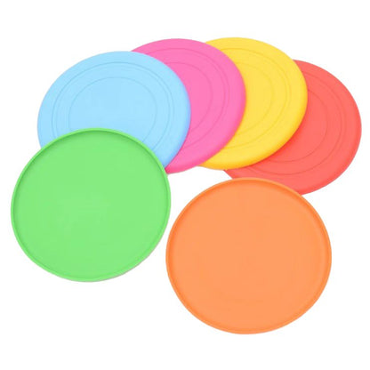 Dog Frisbee Pet Interactive Toy Training Dog Frisbee Outdoor Silicone Training Floatable Frisbee Durable Pet Supplies
