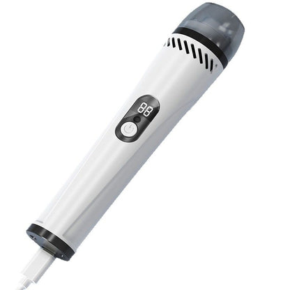 Pet Nail Clippers, USB Charging Vacuum Nail Grinder with LED Light and Electric Nail Trimming