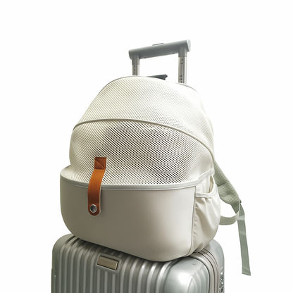 Space bag cat bag, breathable foldable pet backpack, trolley case, portable hand-held pet cat bag