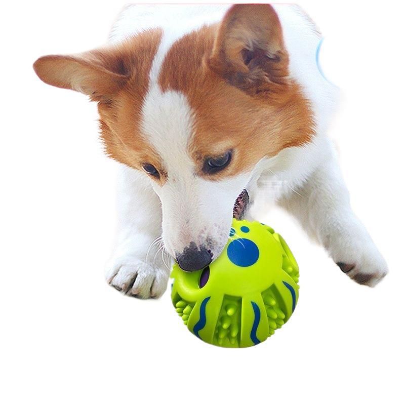 Teething Dog Toy Ball Rolling Self-entertainment Soundproof Durable Not Cracking Bored Golden Retriever Fighting Yorkshire Terrier