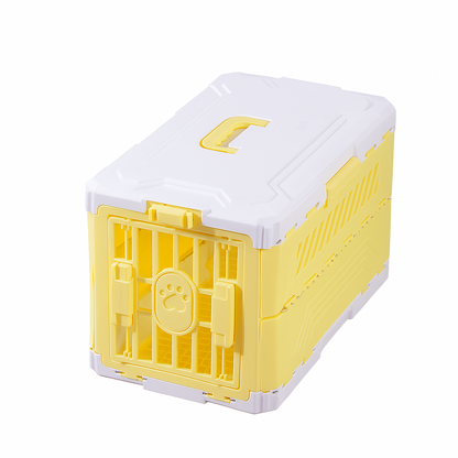 Foldable portable cat carrier, dog cage, cat cage, pet cage, travel case, transport case, car carrier