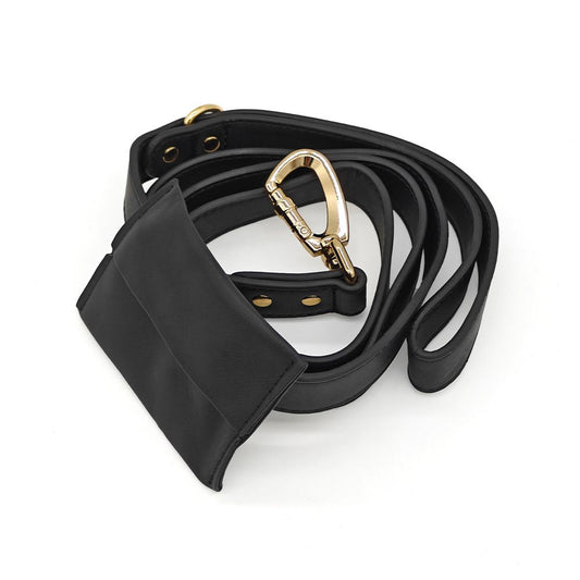 Durable leather dog harness pet leash walking rope dog collar for small to medium dogs