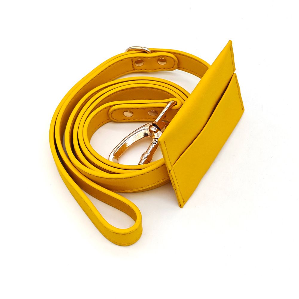 Durable leather dog harness pet leash walking rope dog collar for small to medium dogs