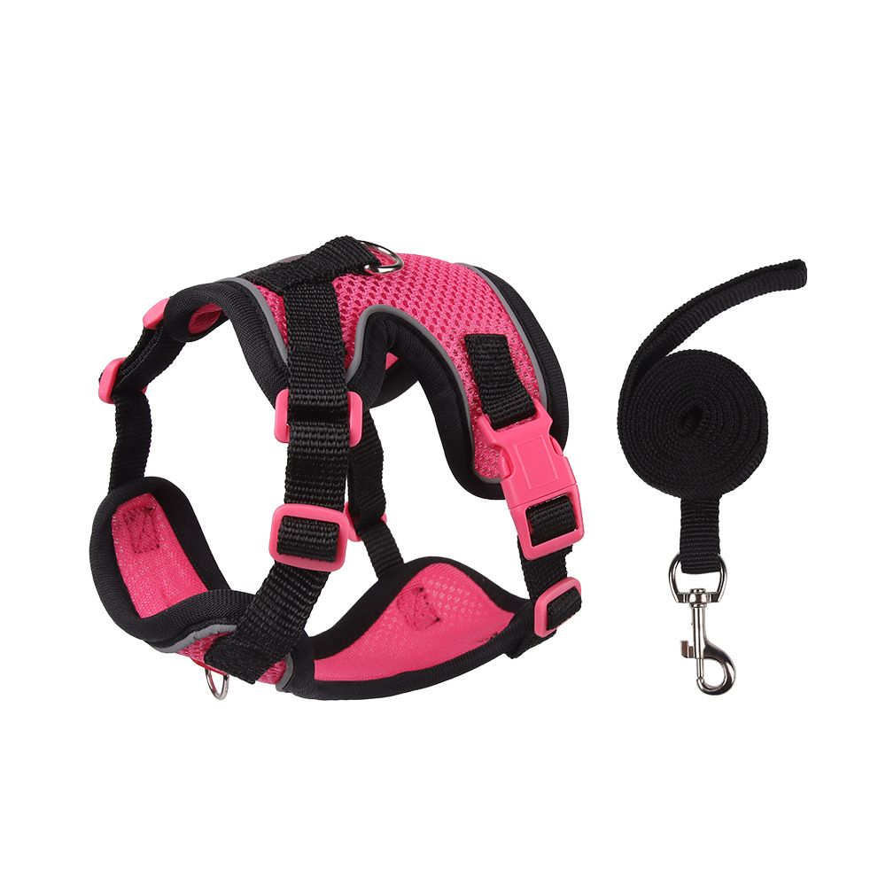 New dog leash vest-style pet cat chest strap reflective breathable walking cat rope puppy rope