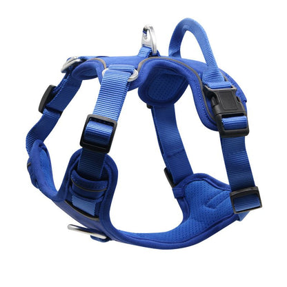 Outdoor Traction Rope Explosion-Proof Reflective Running and Dog Walking Anti-Choke Golden Retriever Pet Chest Strap