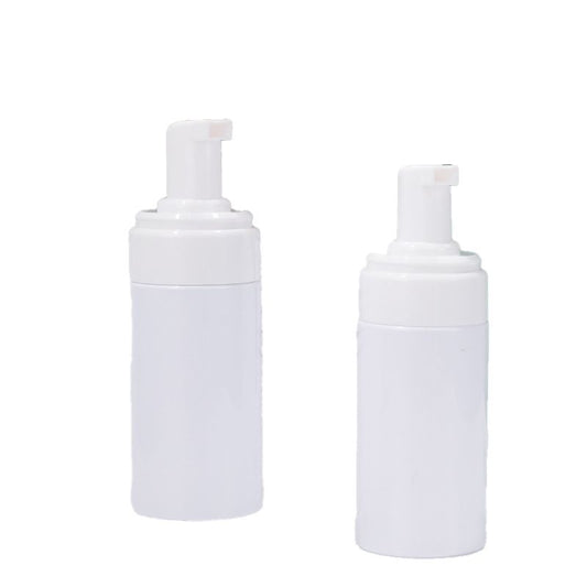 White foaming bottle pet foot cleaning foam bottle 100/150ml facial cleanser