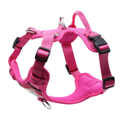 Outdoor Traction Rope Explosion-Proof Reflective Running and Dog Walking Anti-Choke Golden Retriever Pet Chest Strap