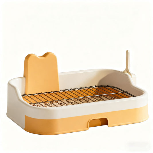 Dog toilet, high-fence, splash-proof, designated poop-prevention device for dogs, pet supplies.