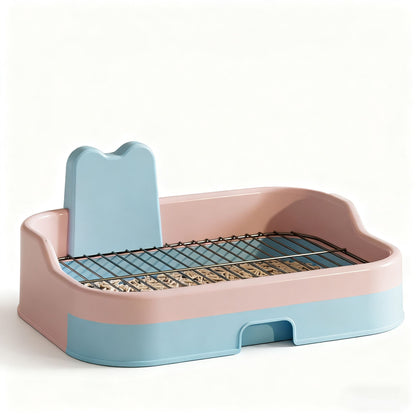 Dog toilet, high-fence, splash-proof, designated poop-prevention device for dogs, pet supplies.