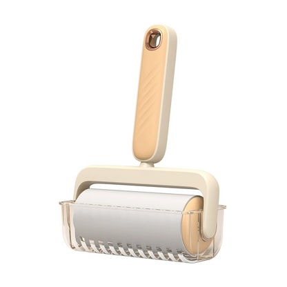 Lint roller, tear-off roll paper brush, powerful cleaning tool for clothes, hair, beds, and pets.