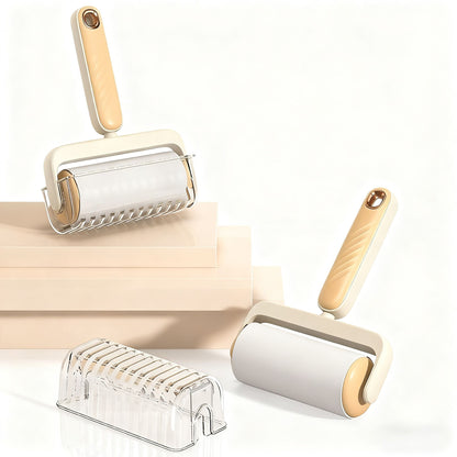 Lint roller, tear-off roll paper brush, powerful cleaning tool for clothes, hair, beds, and pets.